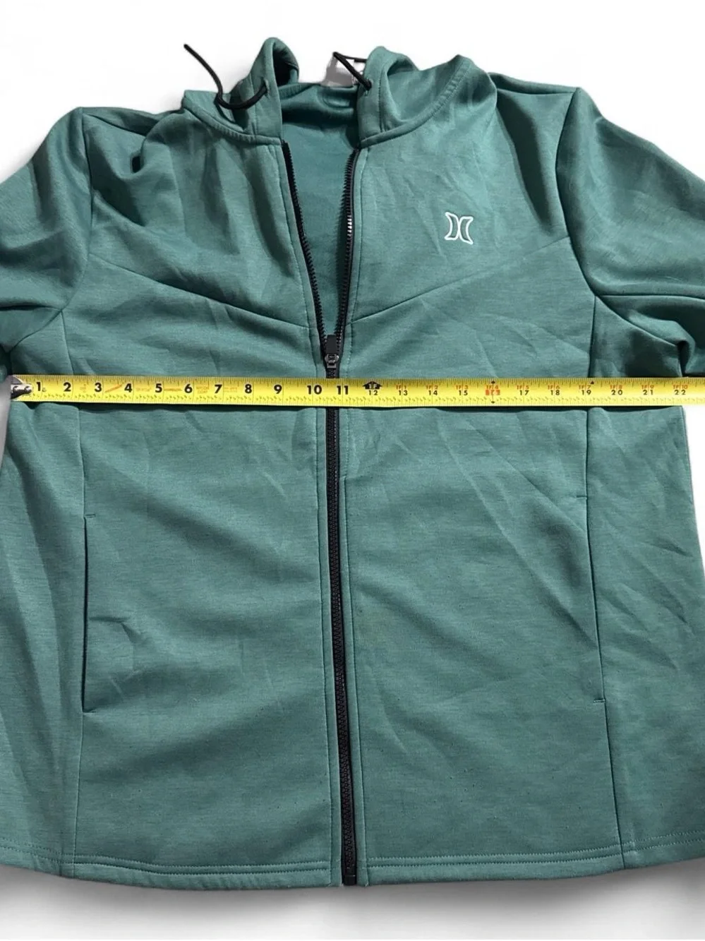 Hurley Deep Teal Full-Zip Hoodie